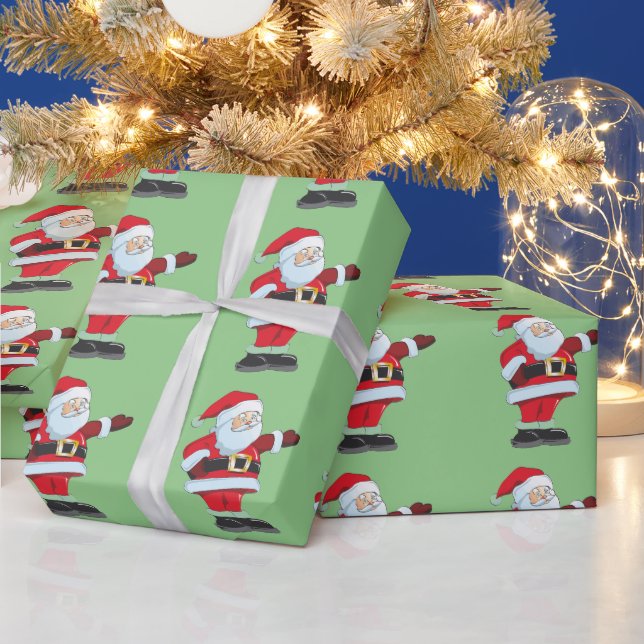 SANTA CLAUS CHRISTMAS WRAPPING PAPER (Holidays)