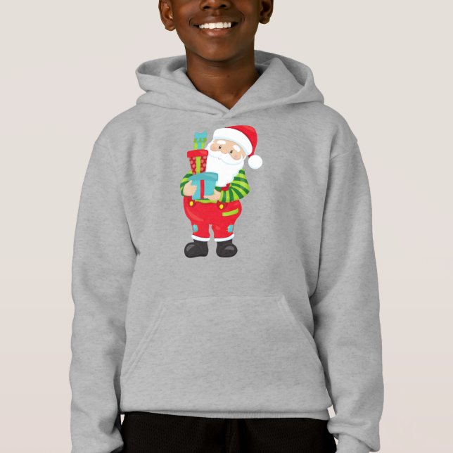 Santa Claus, Christmas, Xmas, Gifts, Presents (Front)
