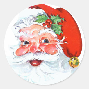 Santa Claus Classic Round Sticker
