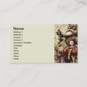 Santa Claus Classic Thomas Nast Illustration Business Card