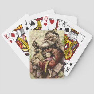 Santa Claus Classic Thomas Nast Illustration  Playing Cards