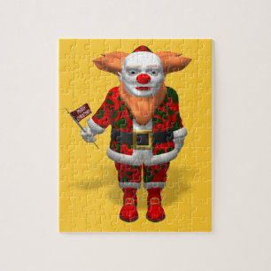 Santa Claus Clown Jigsaw Puzzle