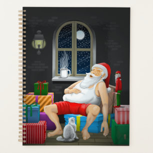 Santa Claus Coffee Time Planner