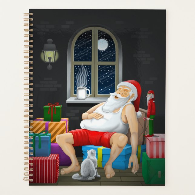 Santa Claus Coffee Time Planner (Front)