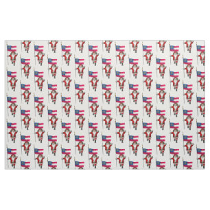 Santa Claus Comes To Georgia Fabric