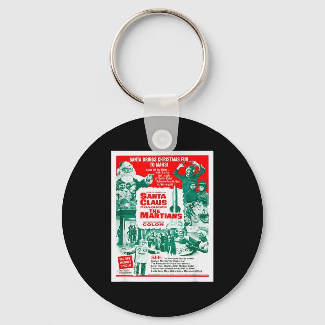 Santa Claus Conquers The Martians  Key Ring (Front)