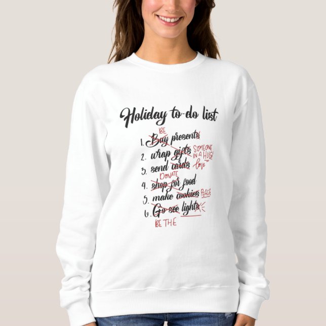 Santa Claus Cool Christmas Geek Funny Gift Idea Sweatshirt (Front)
