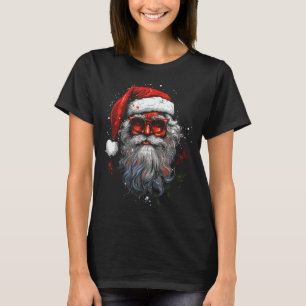 Santa Claus Cool Christmas Graphic Tees