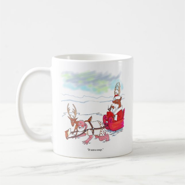Santa Claus Coup right hand mug (Left)