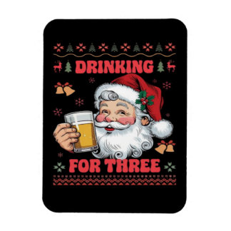 Santa Claus Couple Chirstmas  Magnet