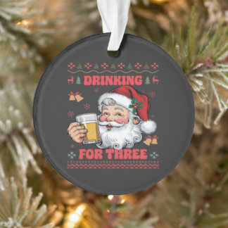 Santa Claus Couple Chirstmas  Ornament