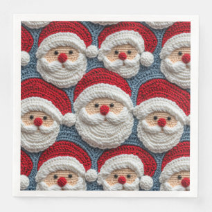 Santa Claus crochet pattern Napkin