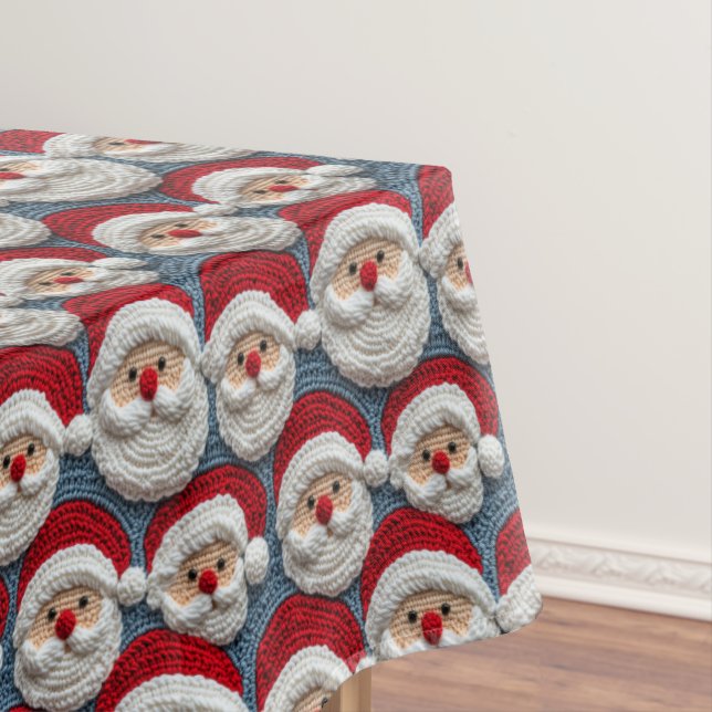 Santa Claus crochet pattern Tablecloth (In Situ)