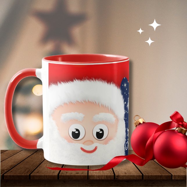 Santa Claus Custom Merry Christmas Coffee Mug (Creator Uploaded)