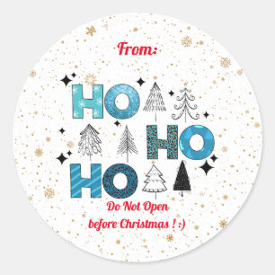 Santa Claus Customise Classic Round Sticker