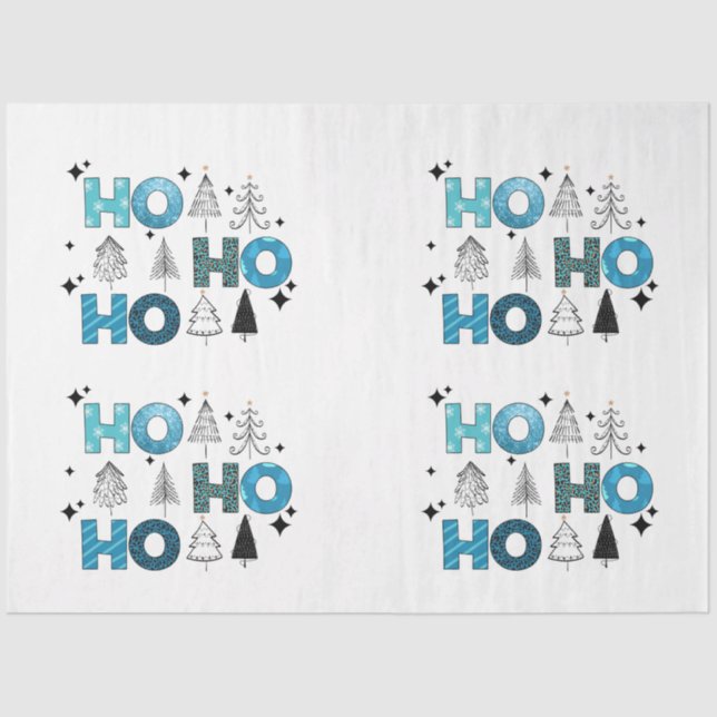 Santa Claus Customise Tissue Paper (Front)