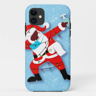 Santa Claus Dabbing Christmas covid Case-Mate iPhone Case
