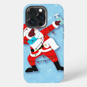 Santa Claus Dabbing Christmas covid iPhone 13 Pro Case
