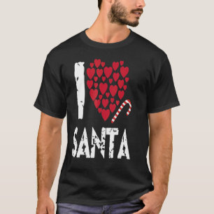 Santa Claus December Presents Reindeer Family Chri T-Shirt