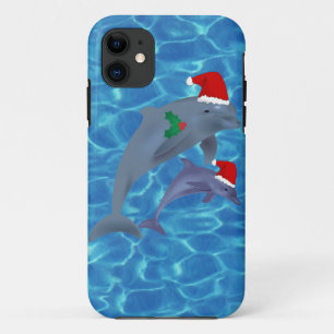 santa claus dolphins iPhone 11 case