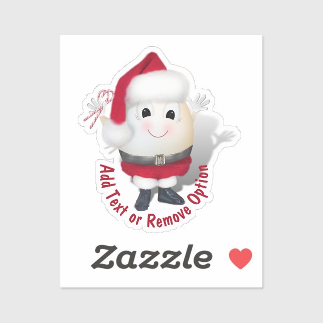 Santa Claus Egg Christmas (Sheet)