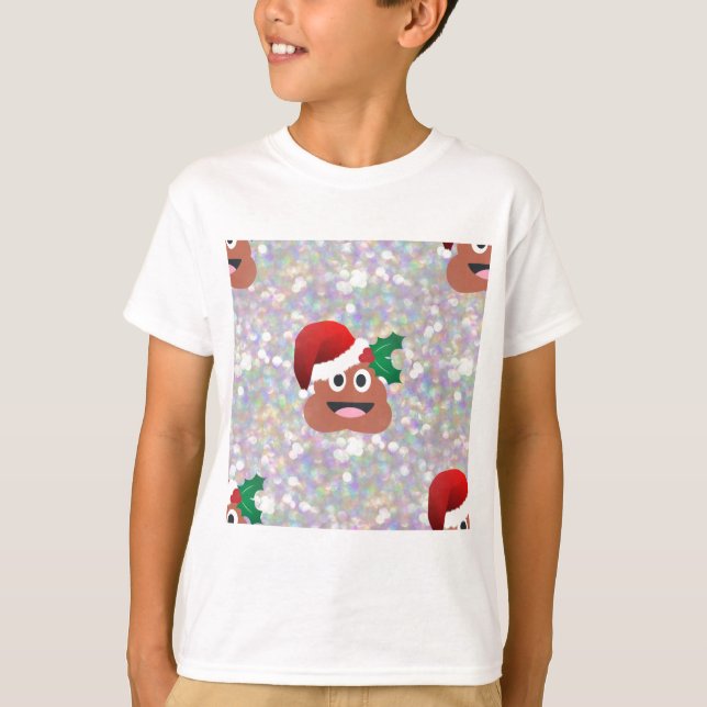 santa claus emoji T-Shirt (Front)