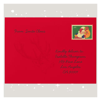 Santa Claus Envelope for Kids