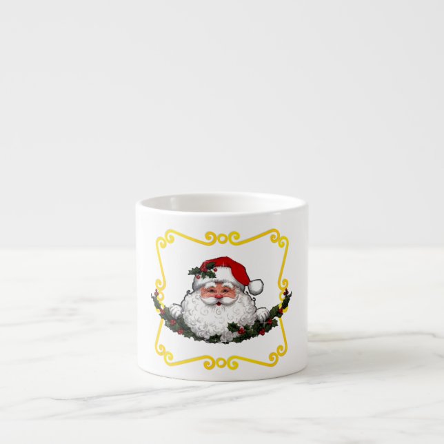Santa Claus Espresso Mug (Front)