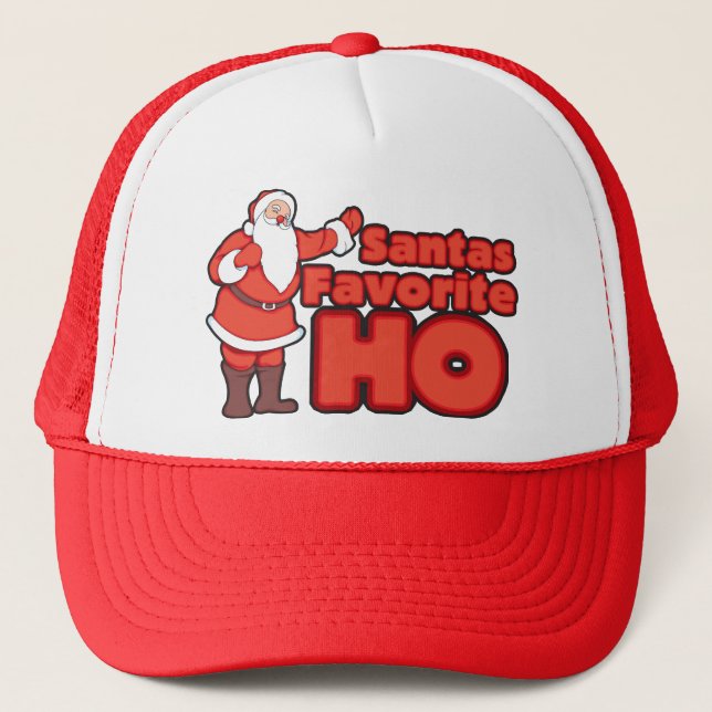 Santa Claus Favourite HO Trucker Hat (Front)