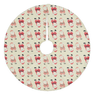 Santa Claus Fleece Tree Skirt