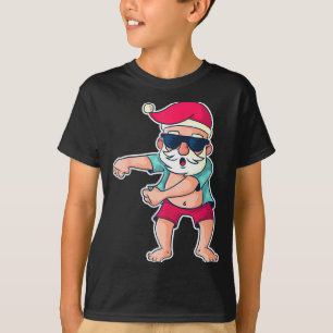 Santa Claus Floss Dance Christmas X-mas Gift T-Shirt