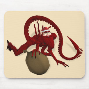 Santa Claus From Outer Space Mouse Pad