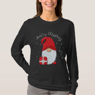 Santa Claus Garden Gnome Merry Christmas T-Shirt