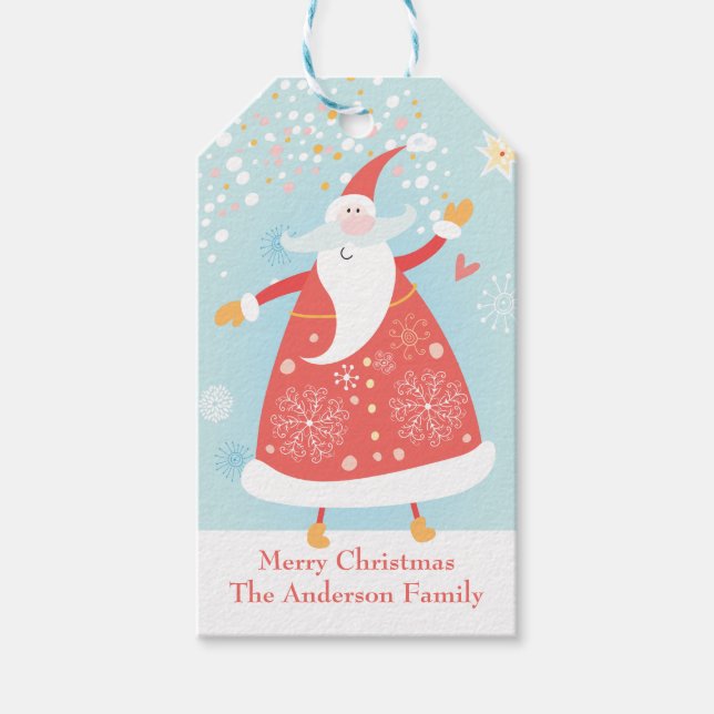 Santa Claus Gift Tag (Front)