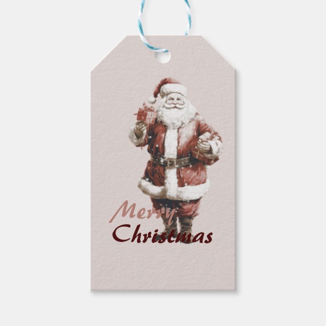Santa Claus Gift Tag (Front)