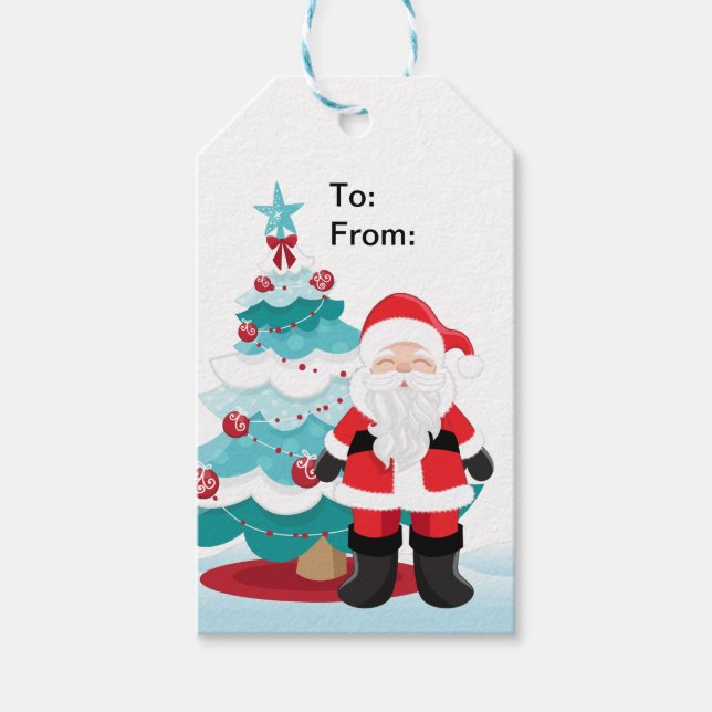 Santa Claus  Gift Tags (Front)