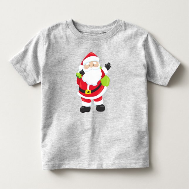 Santa Claus, Gifts, Presents, Christmas, Xmas Toddler T-Shirt (Front)