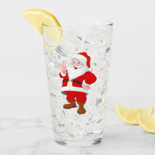 Santa Claus Glass