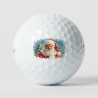 Santa Claus, golf ball ⛳