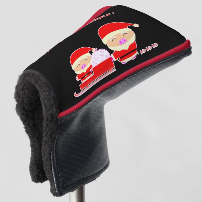 Santa Claus Golf Head Cover (3/4 Front)