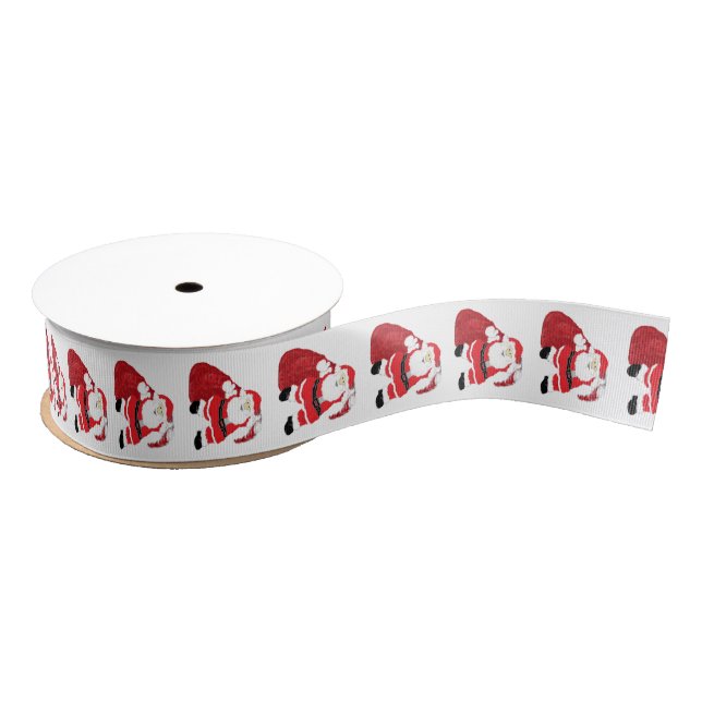Santa Claus Grosgrain Ribbon (Spool)