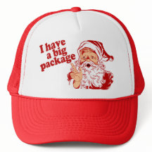 Santa Claus has a big package