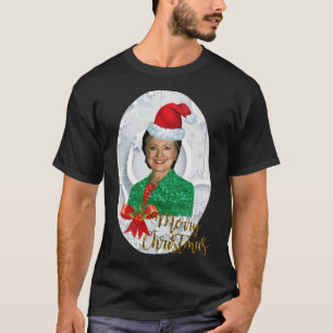santa claus Hillary clinton ugly christmas funny C T-Shirt