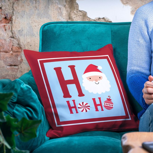Santa Claus Ho Ho Ho Christmas Holidays Cushion (Creator Uploaded)
