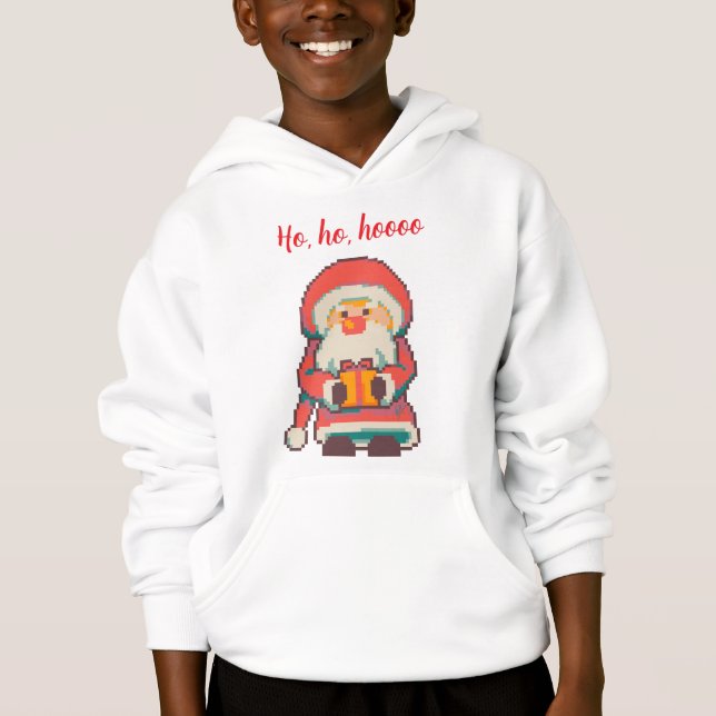 Santa, Claus Ho, Ho, Pixelart, Pixel Art  (Front)