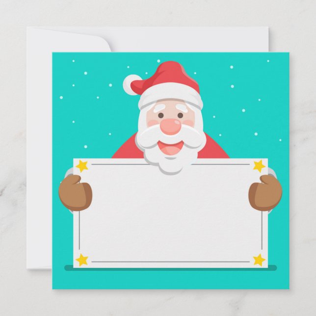 Santa Claus Holiday Card (Front)