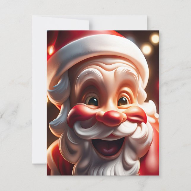 Santa Claus Holiday Card (Front)