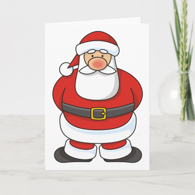 Santa Claus Holiday Card (Front)