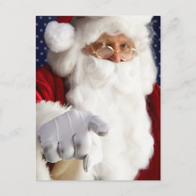 Santa Claus Holiday Postcard (Front)