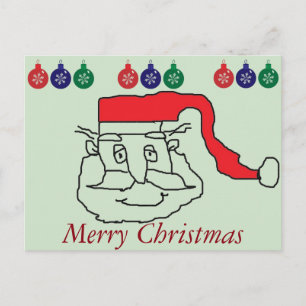 Santa Claus Holiday Postcard